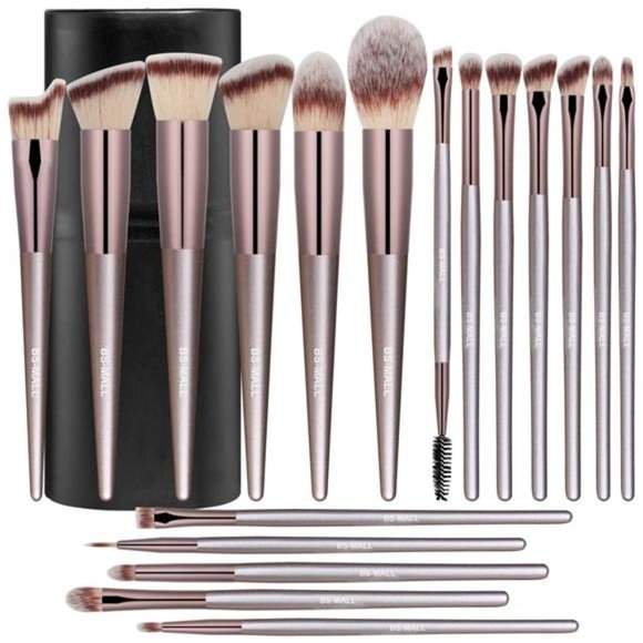New With Box - Makeup Brush Set 18 Pcs Premium Makeup Brushes with black case - Picture 1 of 6